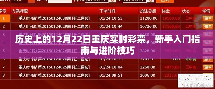 历史上的12月22日重庆实时彩票，新手入门指南与进阶技巧全解析