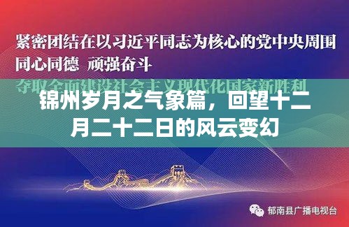 锦州岁月气象回顾，十二月二十二日风云变幻的深情回眸