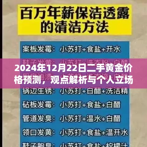 2024年二手黄金价格预测，观点解析与个人立场