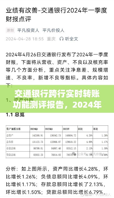 交通银行跨行实时转账功能测评报告，失败现象分析与解决方案探讨（2024年12月22日）