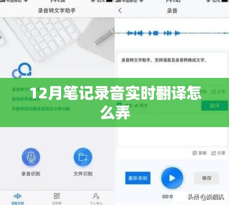 实时录音翻译技巧，12月笔记操作指南