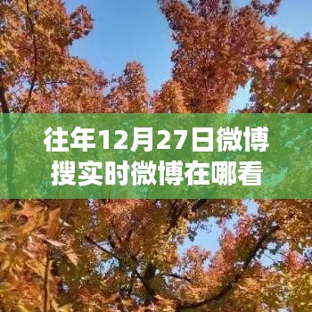 微博实时搜索查看攻略，往年12月27日内容回顾