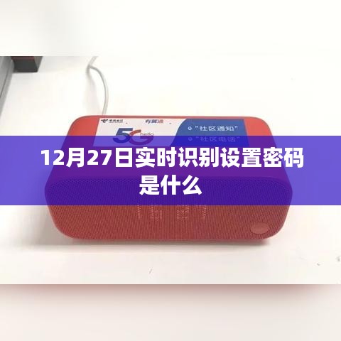 12月27日实时识别设置密码最新信息