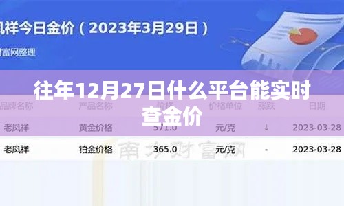 往年12月27日实时金价查询平台推荐