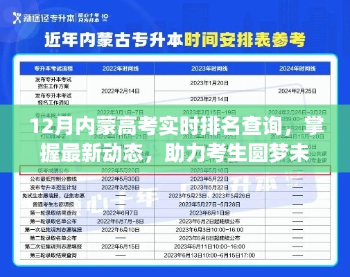 内蒙高考实时排名查询，最新动态助力圆梦未来