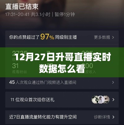 升哥直播12月27日实时数据解析