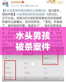 水头男孩被杀案件视频最新进展揭秘
