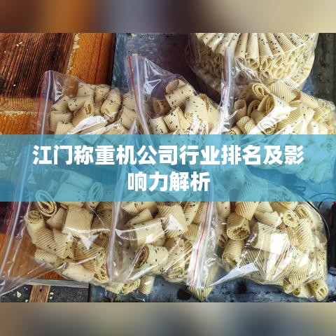 江门称重机公司行业排名及影响力解析