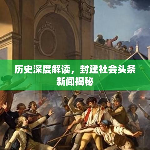 历史深度解读，封建社会头条新闻揭秘